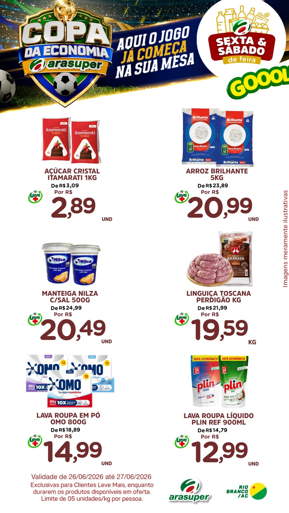 OFERTAS SEXTA E SÁBADO