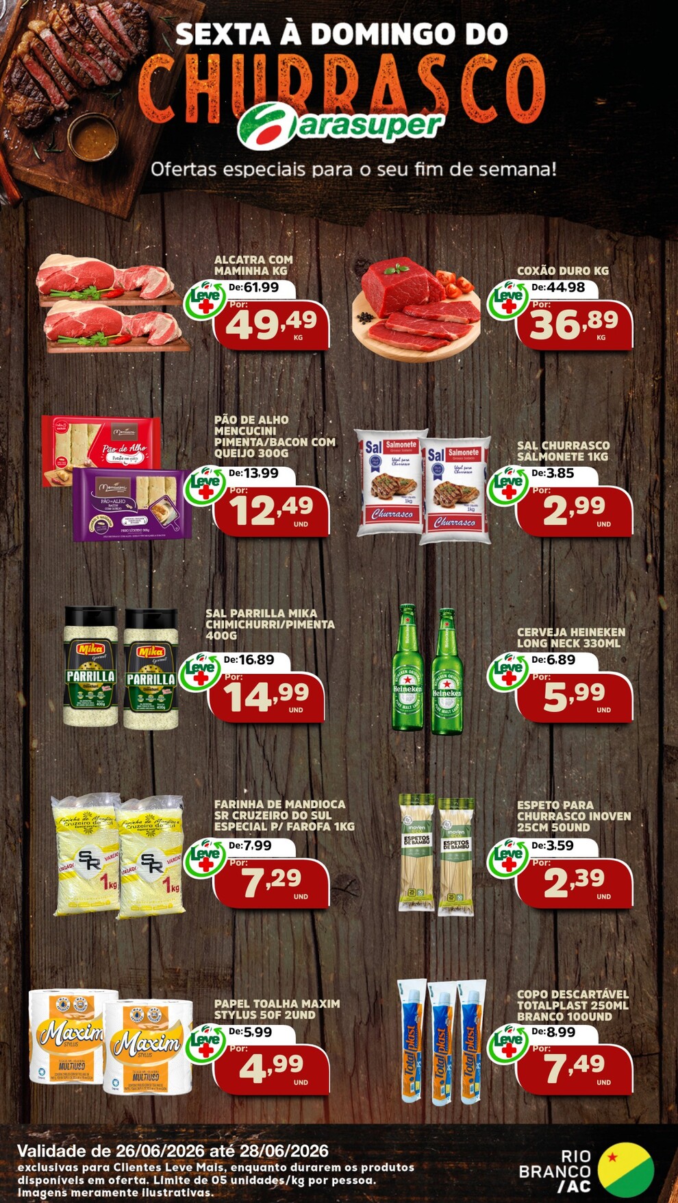 OFERTAS DE CHURRASCO