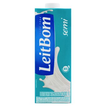 Leite Semidesnatado Leitbom 1L