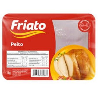 Peito De Frango Friato Congelado Bandeja 1Kg