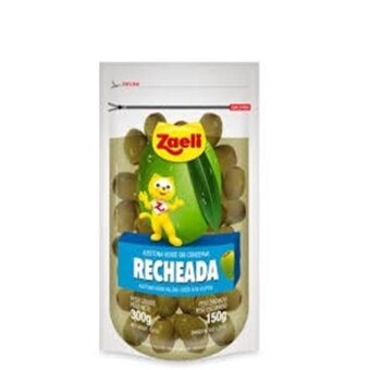 Azeitona Verde Zaeli Recheada Sachê 150G