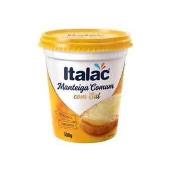 Manteiga Com Sal Italac Comum Embalagem 500G