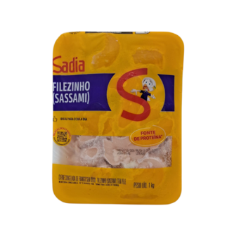 Filezinho De Frango Congelado Sadia Bandeja 1Kg