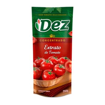 Extrato De Tomate Dez Sachê 350G