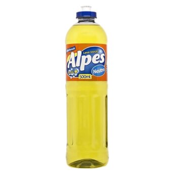 Detergente Líquido Alpes Neutro Embalagem 500Ml
