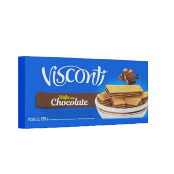 Biscoito Wafer Visconti Chocolate 120G
