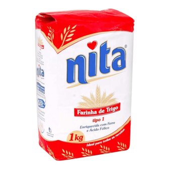 Farinha De Trigo Nita Tipo 1 Pacote 1Kg