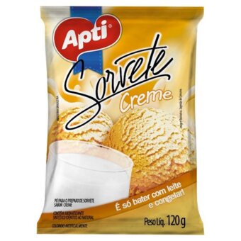 Pó Para Sorvete Apti Creme Embalagem 120G