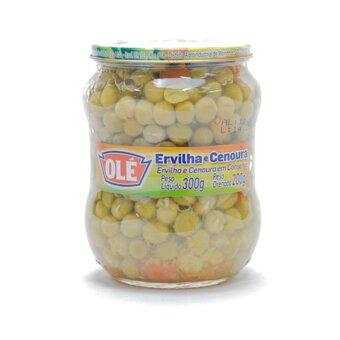 Ervilha e Cenoura Olé Vidro 200G