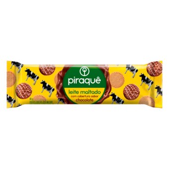 Biscoito Piraquê Maltado Coberto 80G