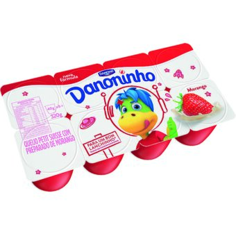 Iogurte Petit Suisse Danoninho Morango 320G