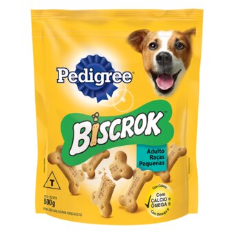 Biscoito Para Cães Pedigree Biscrok Raçãs Pequenas 500G