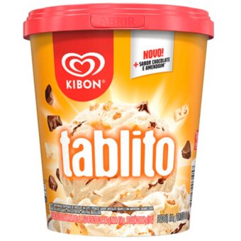 Sorvete Kibon Tablito Pote 800Ml