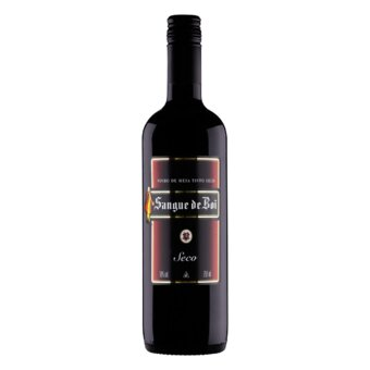 Vinho Tinto Brasileiro Sangue De Boi De Mesa Seco Garrafa 750Ml