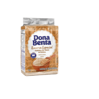 Farinha De Trigo Integral Dona Benta Biovita Pacote 1Kg