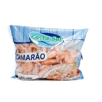 Camarão Inteiro Costa Sul Vannamei Cozido 400g
