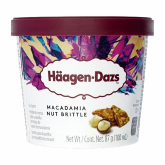 Sorvete Macadâmia Nut Brittle Haagen-Dazs Copo 100ml