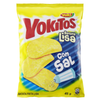 Batata Frita Lisa com Sal Yokitos 45g