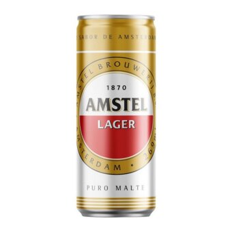  Cerveja Lager Puro Malte Amstel Lata 269ml