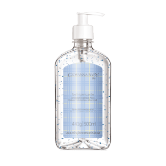Gel Antisséptico Giovanna Baby Blue 500Ml