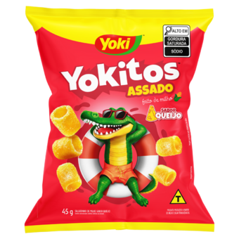 Salgadinho Yokitos Tubinho Queijo 45G