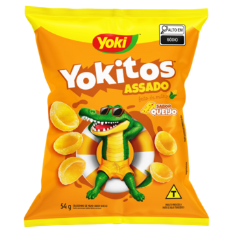 Salgadinho Yokitos Conchinha Queijo 54G