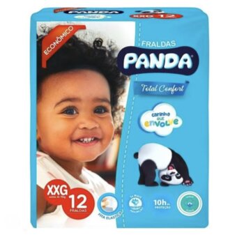 Fralda Descartável Panda Jumbinho XXG 12Un