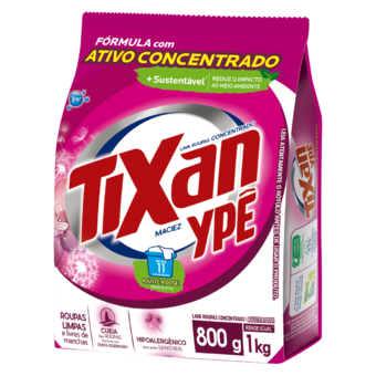 Lava Roupa em Pó Tixan Ypê Maciez Sache 800G
