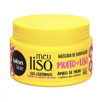 Creme Mascara Salon Line Meu Liso Amido Milho 300G