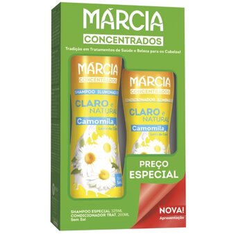 Shampoo+Condicionador Marcia Iluminador/Camomila 325ML