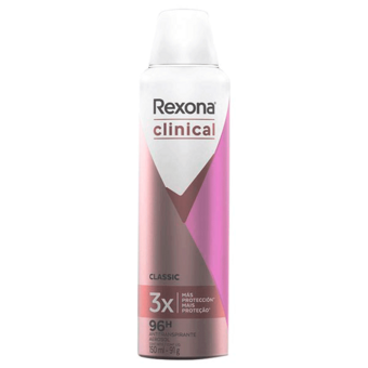 Desodorante Aerosol Rexona Feminino Clinical Clássic 150Ml