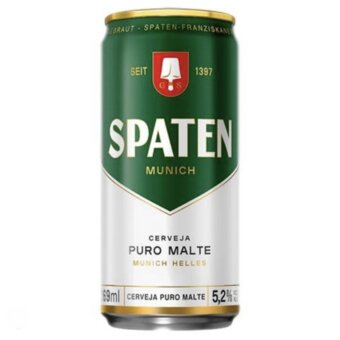 Cerveja Spaten Munich Puro Malte Lata 269ML 