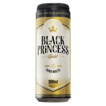 Cerveja Black Princess Gold Puro Malte Lata 350ML