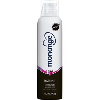 Desodorante Aerosol Monange Invisível 90G