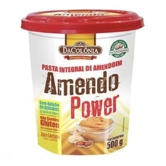 Pasta Amendoim Dacolonia Integral Sem Gluten Tradicional 500G