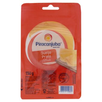 Queijo Prato Piracanjuba Fatiado 150G