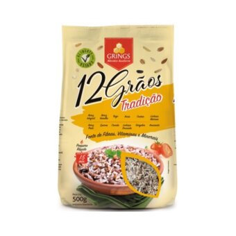 Arroz 12 Grãos Grings Tradição Sem Lactose 500G