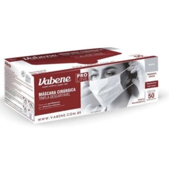 Mascara Descartavel Vabene Branca 50UN 