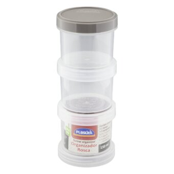 Conjunto Organizador Plasútil Rosca 3 Peças