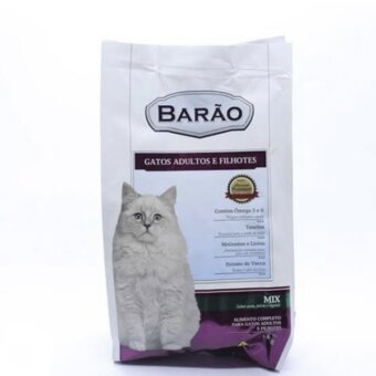 Racao Gato Barao Adulto/Filhote Mix 1KG