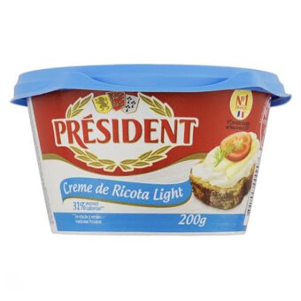 Creme Ricota President Light 200G 