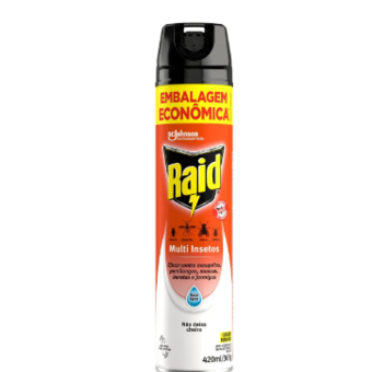 Inseticida Aero Raid Promoção Mult Insetos 420ML 