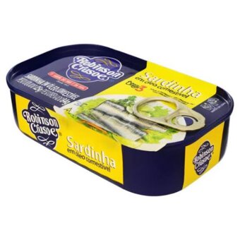 Sardinha Em Óleo Robinson Crusoe 125G 
