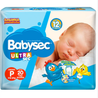 Fralda Descartável Babysec Ultra Jumbinho 20UN P
