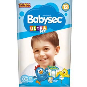 Fralda Descartável Babysec Jumbinho 12UN XXG
