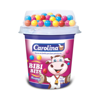 Bebida Láctea Morango Bibi Bits Rosa 125G
