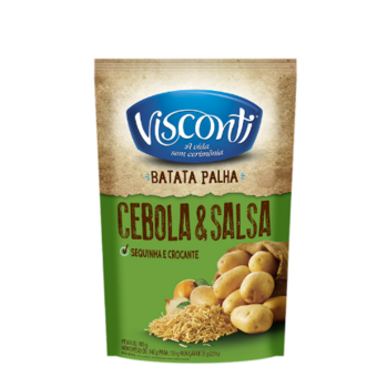 Batata Palha Visconti Cebola & Salsa 105G 