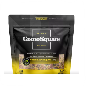 Granola GranoSquare Sem Glúten Cúrcuma E Gengibre 200G  