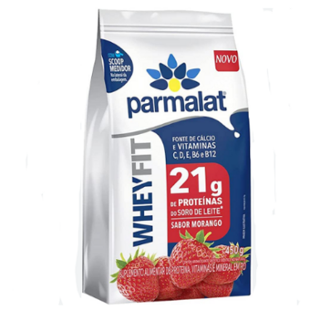 Suplemento Alimentar Whey Fit Morango Parmalat Sachê 450G 