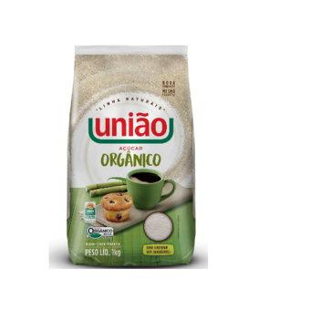 Açúcar Cristal Orgânico União 1Kg